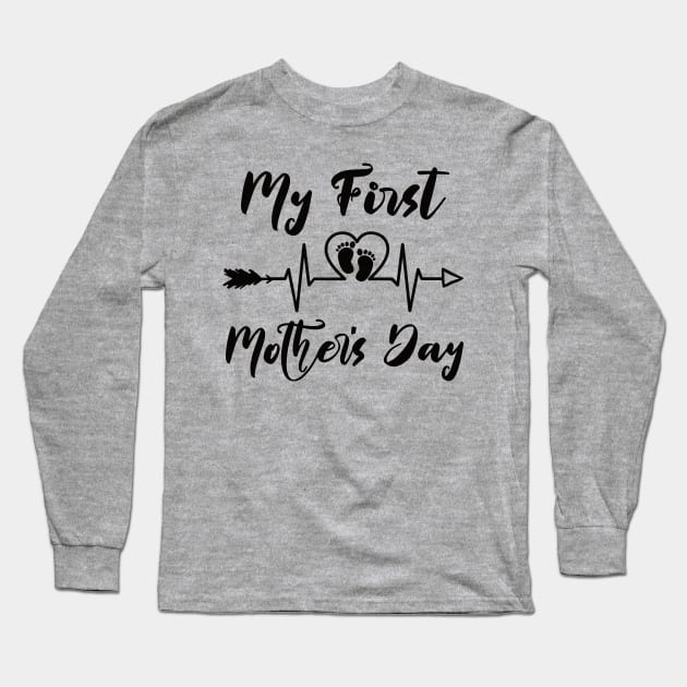 My First Mothers Day first mothers day Long Sleeve T-Shirt by Gaming champion